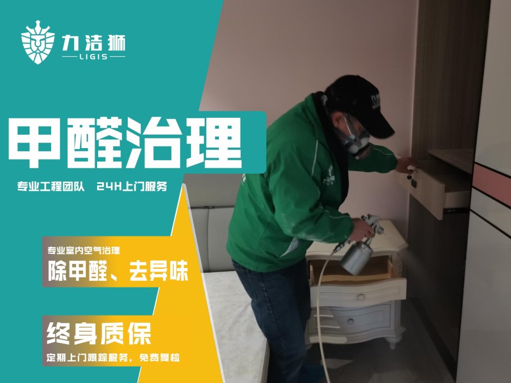成都丰怡阳光家庭除甲醛施工现场-力洁狮环保-1