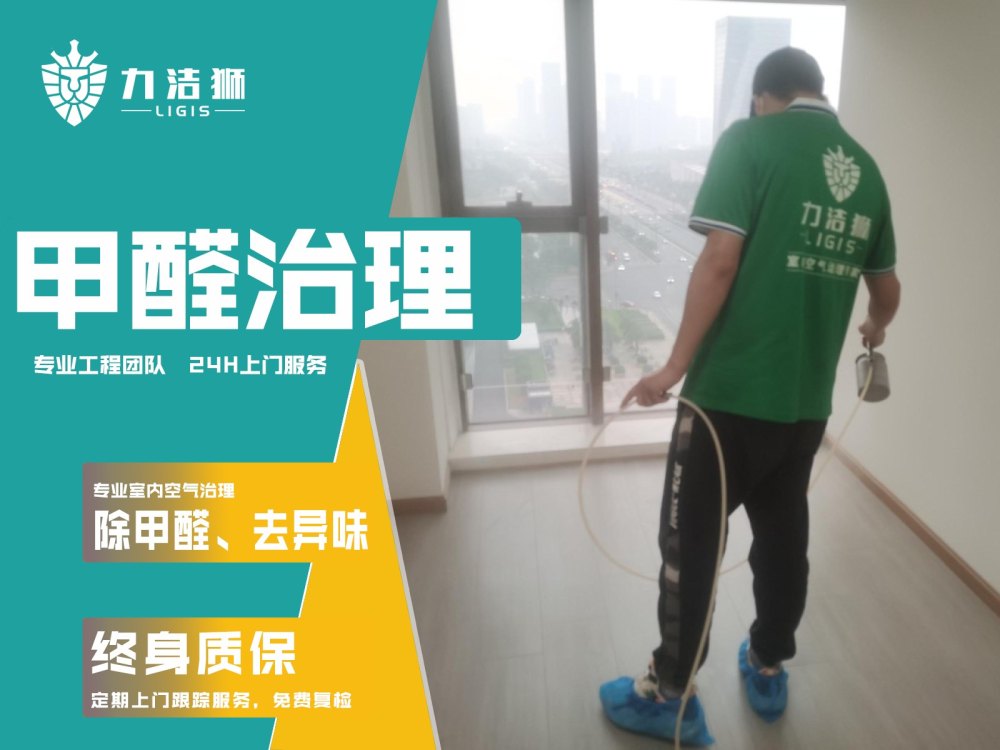成都东方希望天祥广场工装除甲醛施工现场-力洁狮环保-2