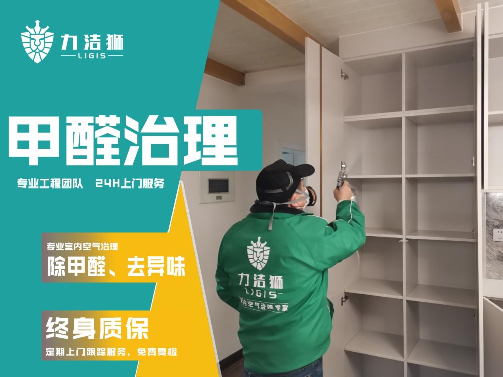仁和春天100平新房除甲醛治理案例施工实拍2